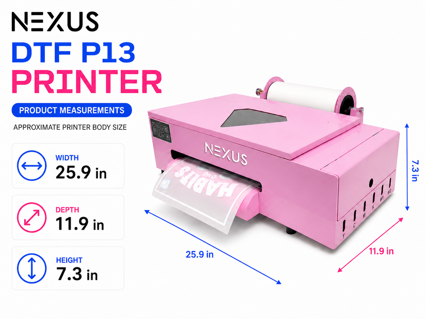 NEXUS DTF P13 Printer
